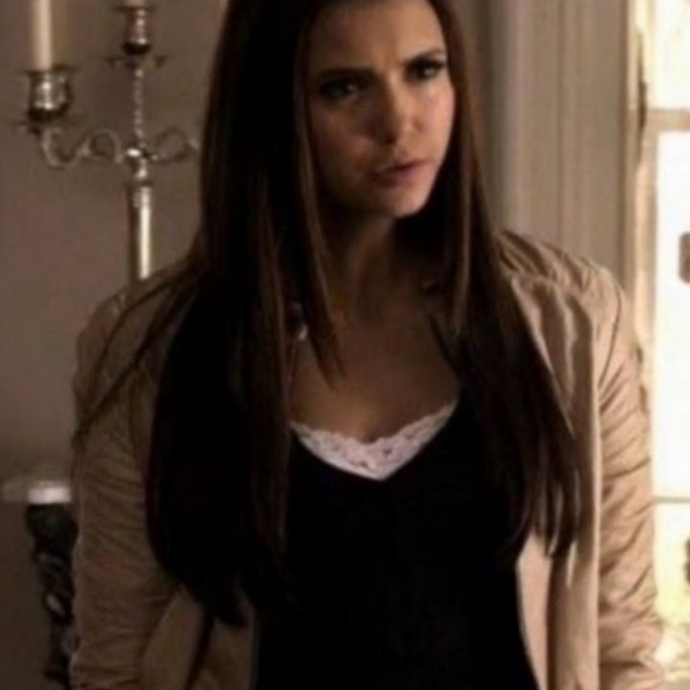 ASO Vampire Diaries Express V-neck Sweater as seen worn by Elena Gilbert.
